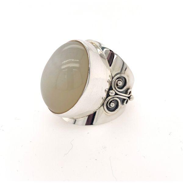 Statement Sterling Silver Ring- Toño Escorcia's Moonstone Ring