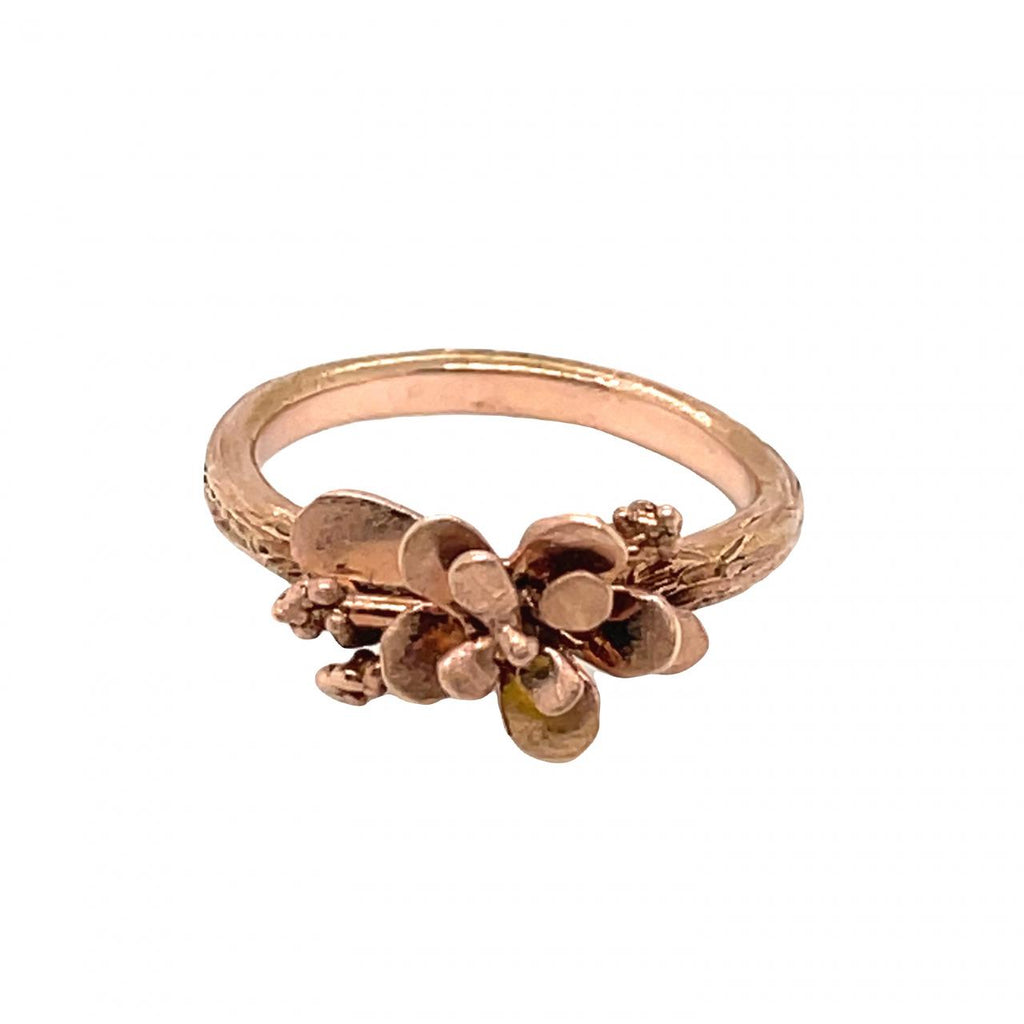 Brummitt Studio Exclusive Custom 14k Rose Gold "Succulent" Ring
