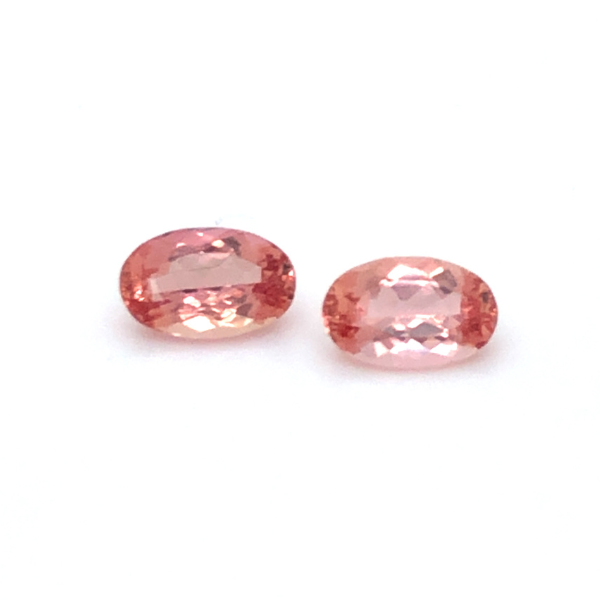Loose Pair 2.41cttw Oval  Imperial Topaz