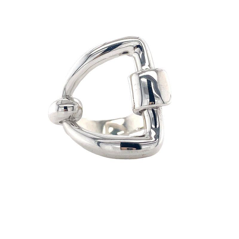 Sterling Silver Ring - Artisan Horse Bit Ring