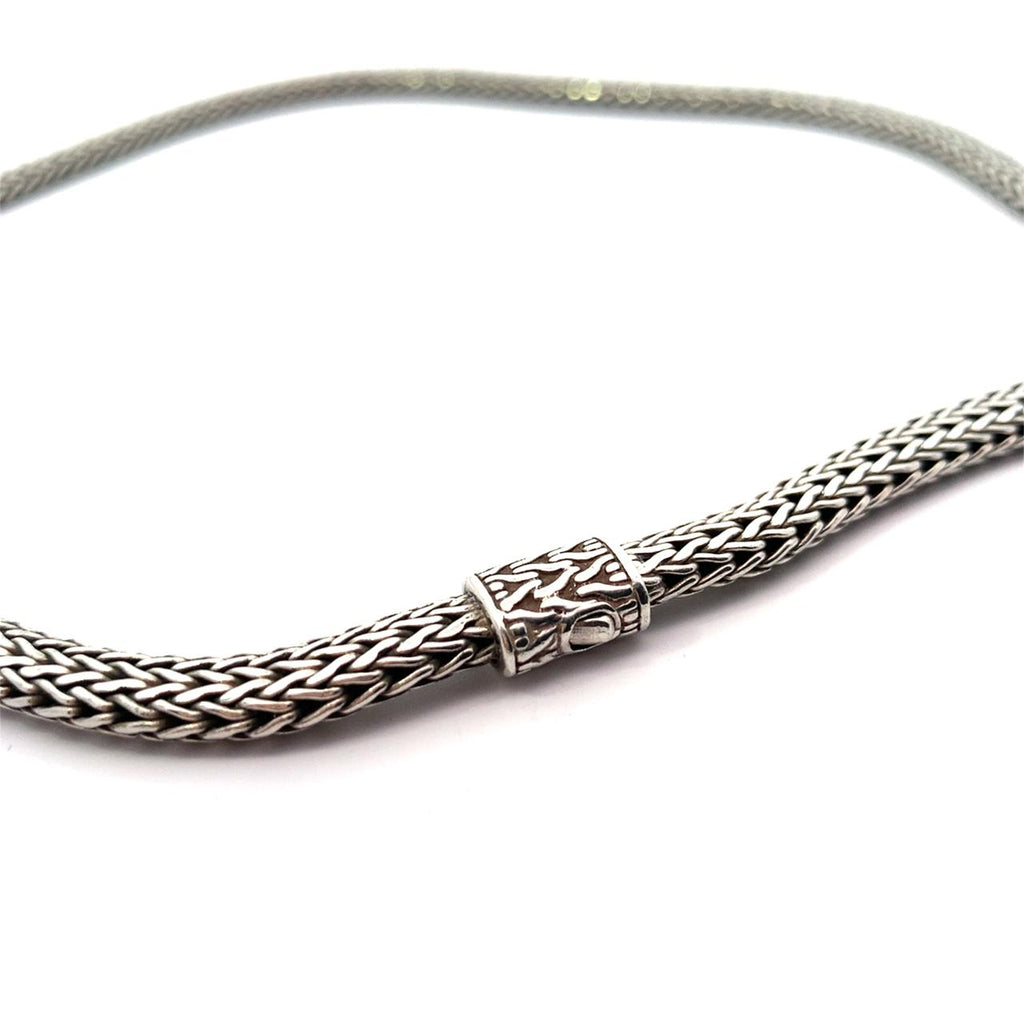 Sterling silver John Hardy Chain-Classic 6.5mm Chain with Fancy Clasp